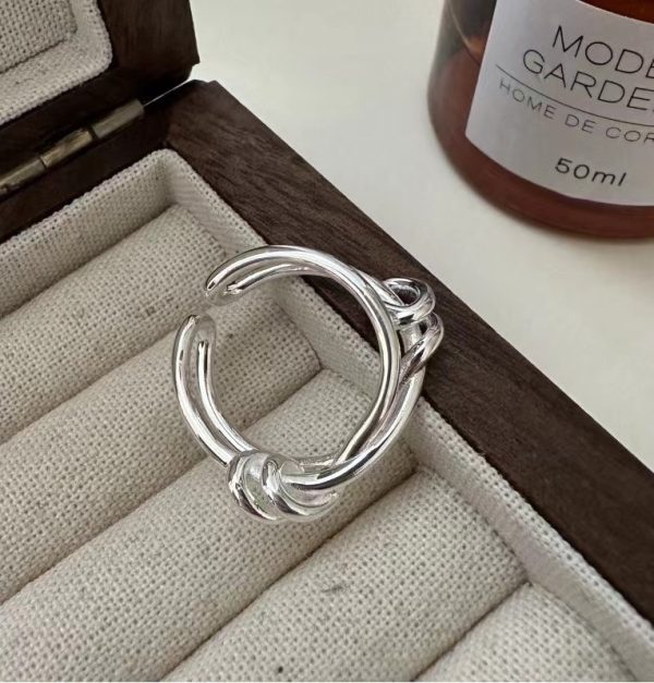 Wholesale 925 Sterling Silver Cross Line Ring - Image 3