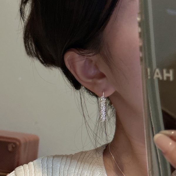 Wholesale 925 Sterling Silver Bead Hoop Earrings - Image 4