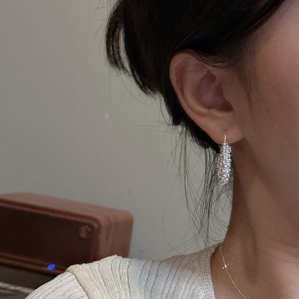 Wholesale 925 Sterling Silver Bead Hoop Earrings - Image 6