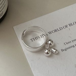 Wholesale 925 Sterling Silver Bead Ring