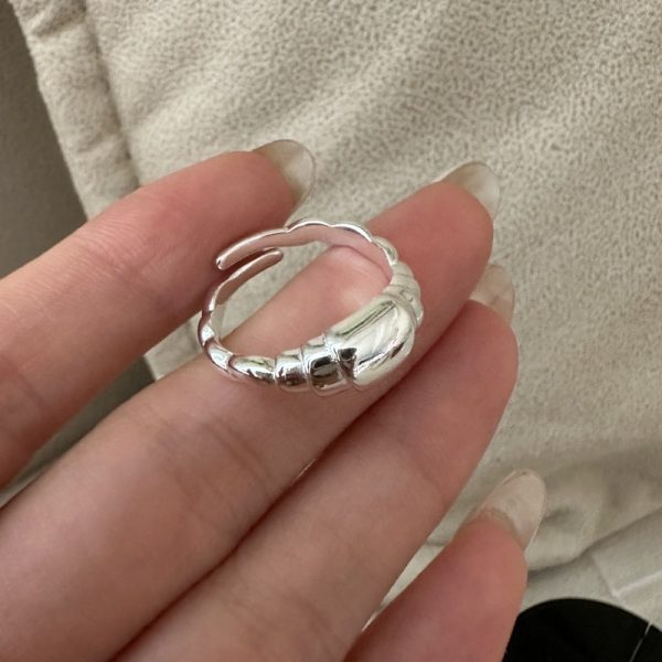 Wholesale 925 Sterling Silver Bamboo Ring - Image 3