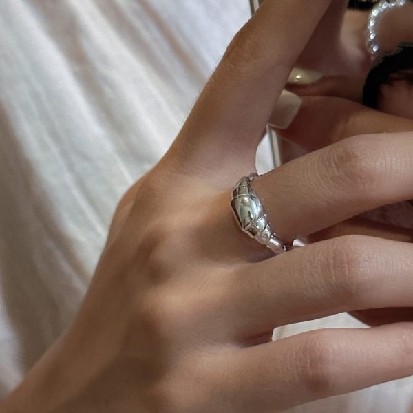 Wholesale 925 Sterling Silver Bamboo Ring - Image 4