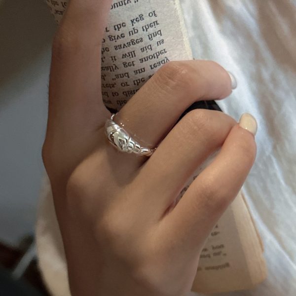 Wholesale 925 Sterling Silver Bamboo Ring - Image 5