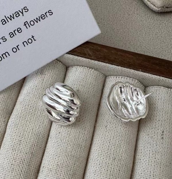 Wholesale 925 Sterling Silver Irregular Earrings - Image 3