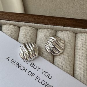 Wholesale 925 Sterling Silver Irregular Earrings