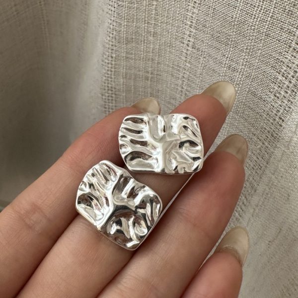 Wholesale 925 Sterling Silver Irregular Earrings - Image 2