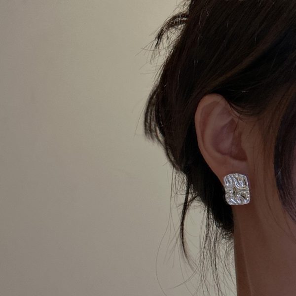 Wholesale 925 Sterling Silver Irregular Earrings - Image 4
