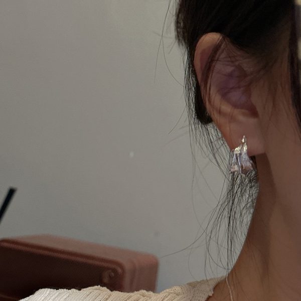 Wholesale 925 Sterling Silver Irregular Earrings - Image 4