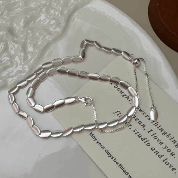 Wholesale 925 Sterling Silver Fish Scale Necklace & Bracelet - Image 3