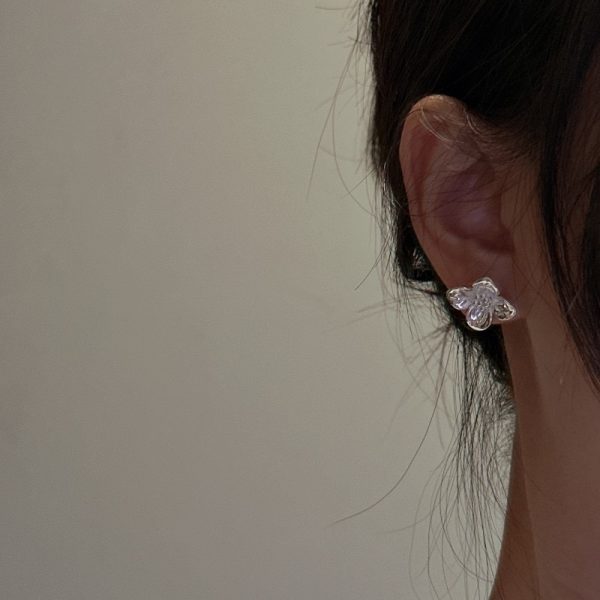 Wholesale 925 Sterling Silver Flower Stud Earrings - Image 4
