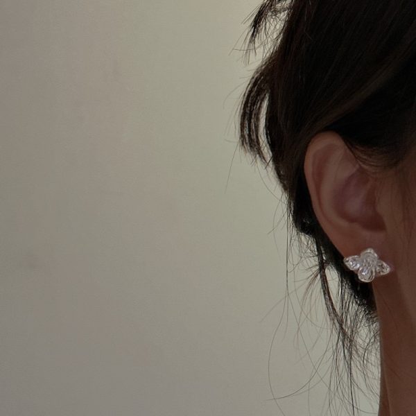 Wholesale 925 Sterling Silver Flower Stud Earrings - Image 5