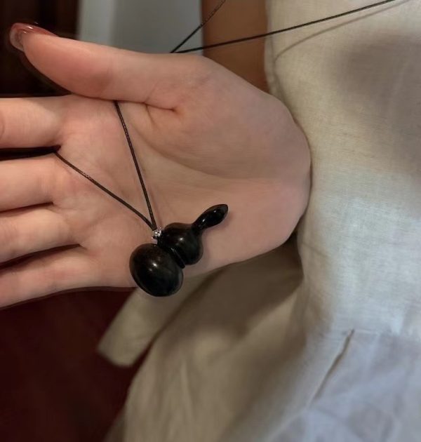 Wholesale 925 Sterling Silver Rosewood Gourd Necklace - Image 3