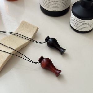 Wholesale 925 Sterling Silver Rosewood Vase Necklace