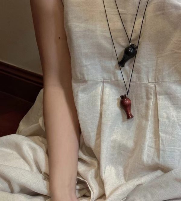 Wholesale 925 Sterling Silver Rosewood Vase Necklace - Image 8