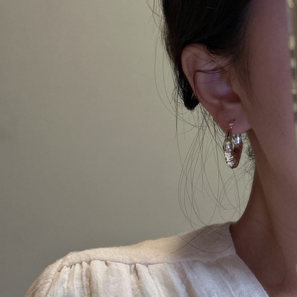 Wholesale 925 Sterling Silver Textured Earrings - Image 6