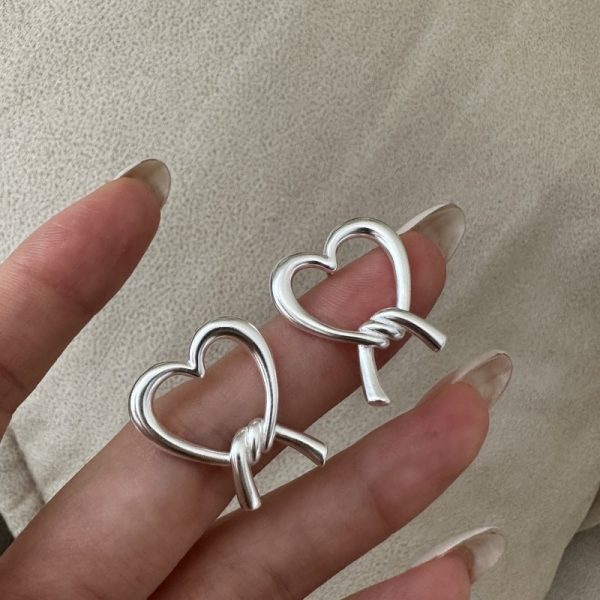 Wholesale 925 Sterling Silver Love Earrings - Image 2