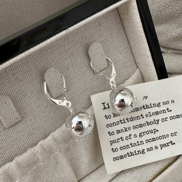 Wholesale 925 Sterling Silver Bead Earrings