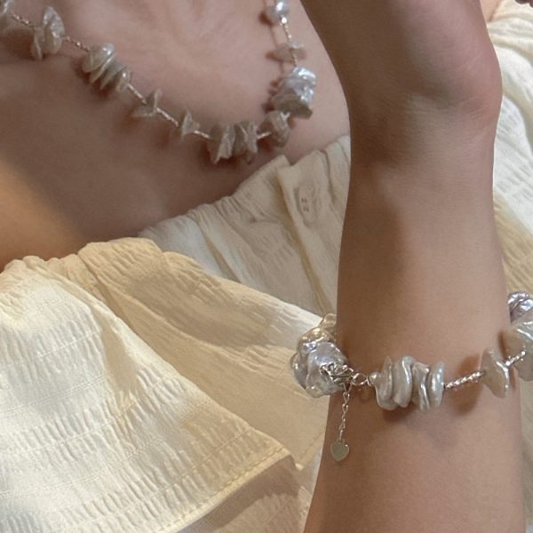 Wholesale 925 Sterling Silver Pearl Necklace & Bracelet - Image 7