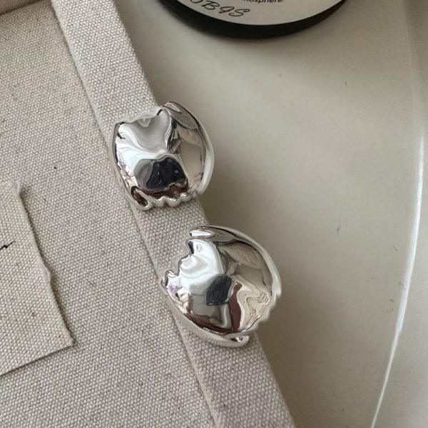 Wholesale 925 Sterling Silver Irregular Earrings