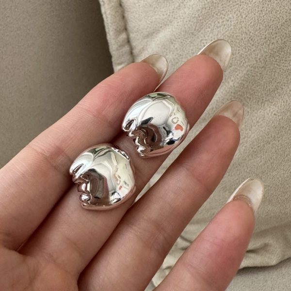 Wholesale 925 Sterling Silver Irregular Earrings - Image 2