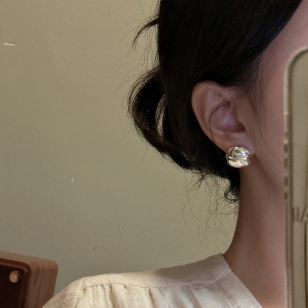 Wholesale 925 Sterling Silver Irregular Earrings - Image 4