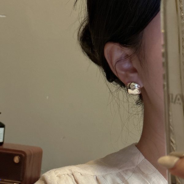 Wholesale 925 Sterling Silver Irregular Earrings - Image 5