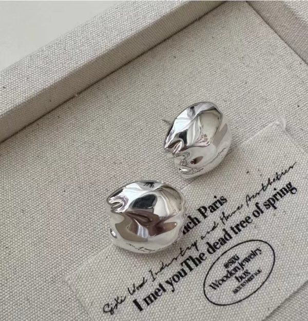 Wholesale 925 Sterling Silver Irregular Earrings - Image 3
