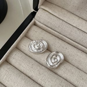 Wholesale 925 Sterling Silver Conch Stud Earrings