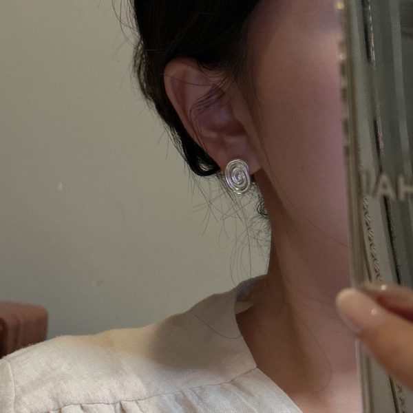 Wholesale 925 Sterling Silver Conch Stud Earrings - Image 4