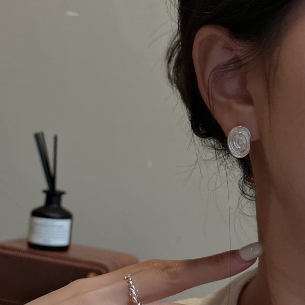 Wholesale 925 Sterling Silver Conch Stud Earrings - Image 6