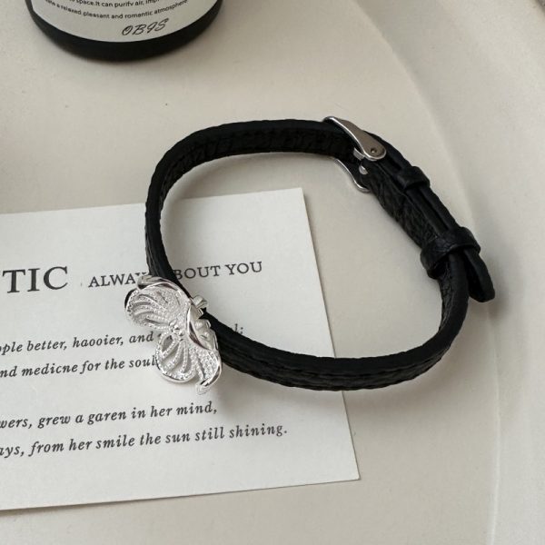 Wholesale 925 Sterling Silver Floral Watchband Bracelet - Image 3