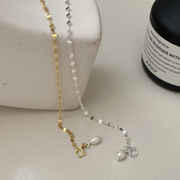 Wholesale 925 Sterling Silver Thin Pearl Bracelet - Image 3