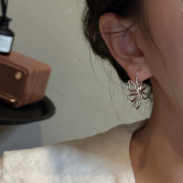 Wholesale 925 Sterling Silver Flower Earrings - Image 5
