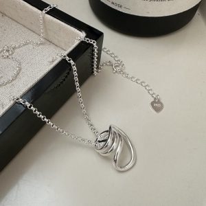 Wholesale 925 Sterling Silver Irregular Necklace