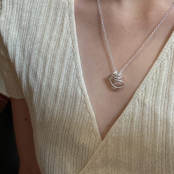 Wholesale 925 Sterling Silver Irregular Necklace - Image 4
