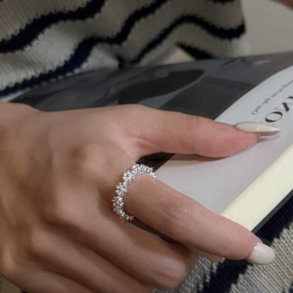 Wholesale 925 Sterling Silver Floral Ring - Image 3
