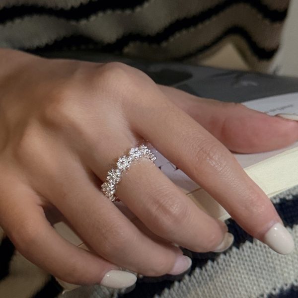 Wholesale 925 Sterling Silver Floral Ring - Image 5