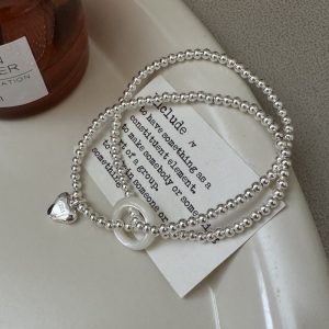 Wholesale 925 Sterling Silver White Shell Bracelet