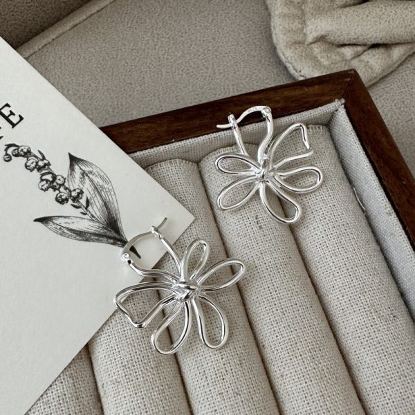 Wholesale 925 Sterling Silver Flower Earrings - Image 2