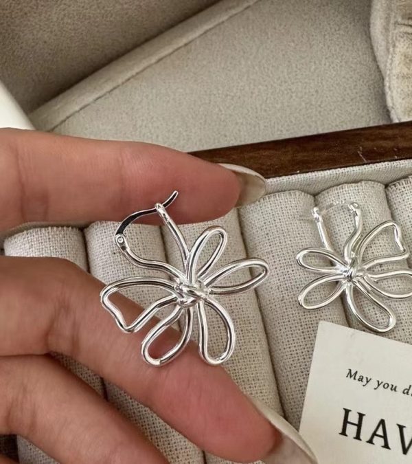 Wholesale 925 Sterling Silver Flower Earrings - Image 3