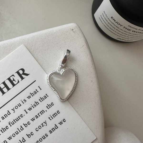 Wholesale 925 Sterling Silver Love Agate Pendant - Image 2