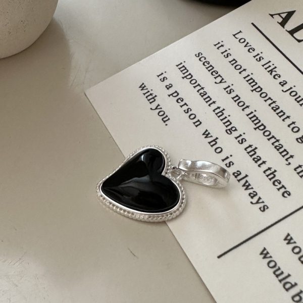 Wholesale 925 Sterling Silver Love Agate Pendant - Image 3