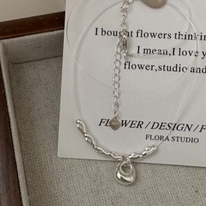 Wholesale 925 Sterling Silver Invisible Silver Necklace