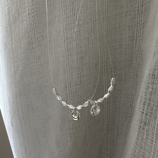 Wholesale 925 Sterling Silver Invisible Silver Necklace - Image 2