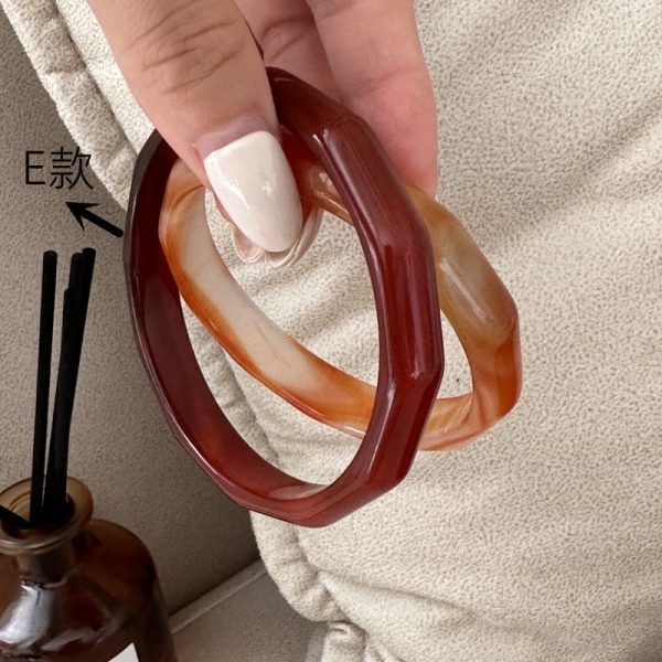 Bamboo Agate Bangle - Image 4
