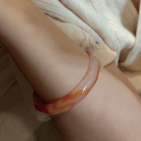 Bamboo Agate Bangle - Image 5