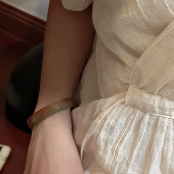 Bamboo Agate Bangle - Image 9