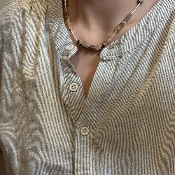 Wholesale 925 Sterling Silver Vintage Maillard Shredded Silver Necklace - Image 5