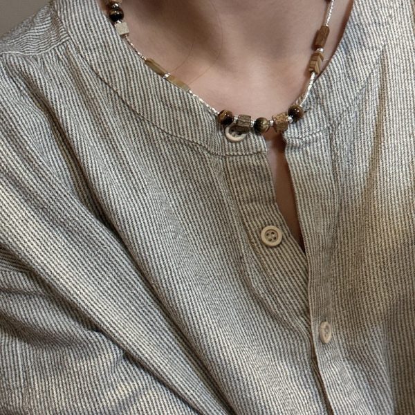 Wholesale 925 Sterling Silver Vintage Maillard Shredded Silver Necklace - Image 6