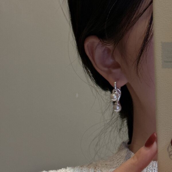 Wholesale 925 Sterling Silver Swarovski Pearl Earrings - Image 5